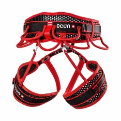 Ocun arnés WeBee Bigwall rojo/negro